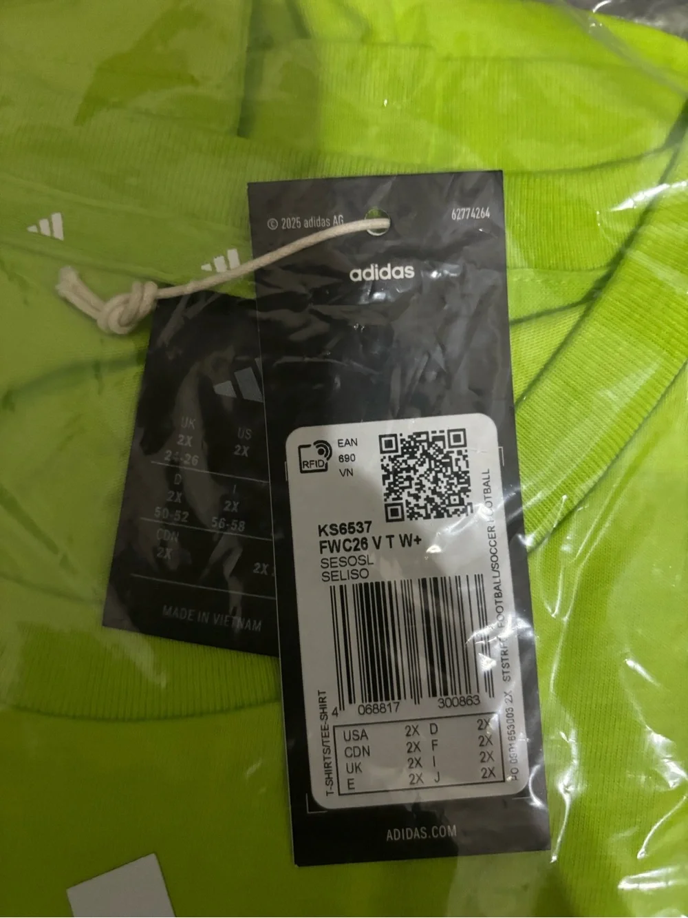 Adidas FIFA World Cup 2026 Volunteer Shirt - Picture 2 of 7